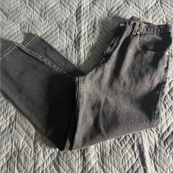 Ralph Lauren Jeans. Womens Size 14x29 Distressed Black. - Picture 8 of 10